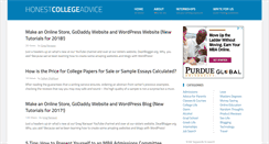 Desktop Screenshot of honestcollege.com